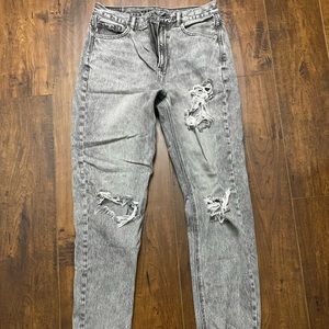 gray ae mom jeans